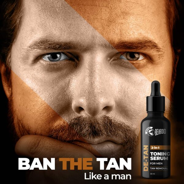 Beardo De-Tan 2-In-1 Toning Serum (30ml) - Beardo