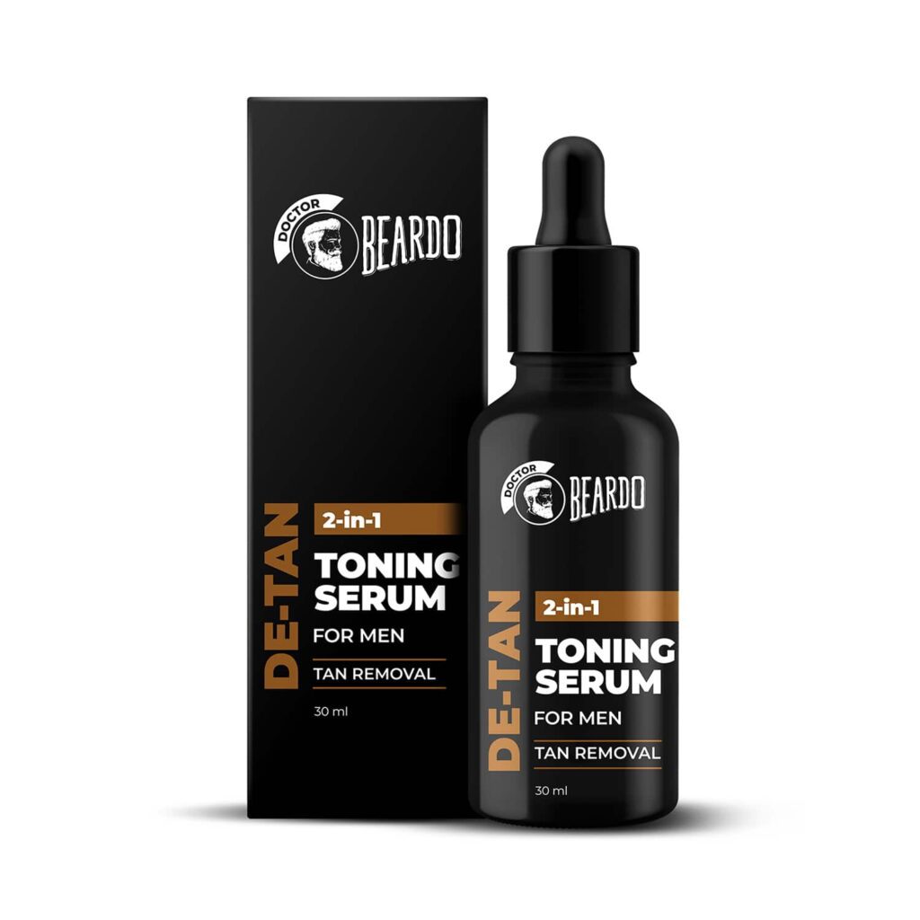 Beardo De-Tan 2-In-1 Toning Serum (30ml) - Beardo