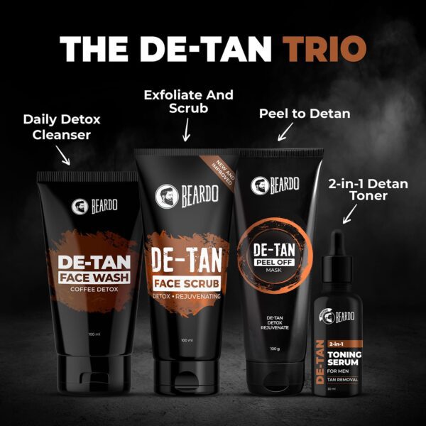 Beardo De-Tan Face Care Kit (Set of 3) - Beardo