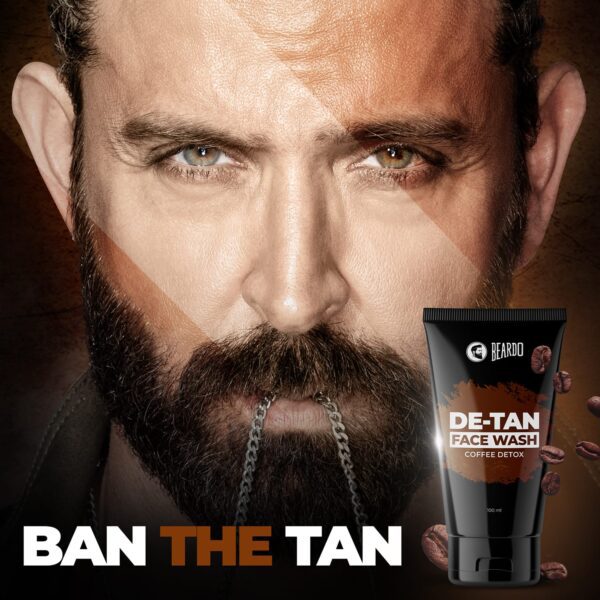 Beardo De-Tan Facewash For Men (100 ml) Combo Pack of 2 - Beardo