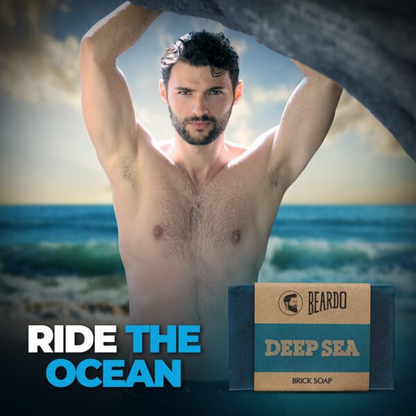 Beardo Deep Sea Bathing Brick Soap (125g) - Beardo