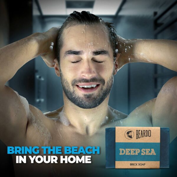 Beardo Deep Sea Bathing Brick Soap (125g) - Beardo