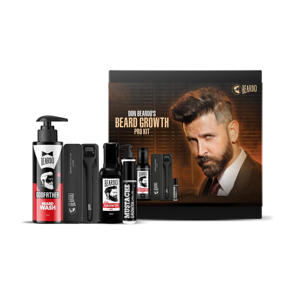 Beardo Don Beardo's Beard Growth Pro Kit (4Pcs) - Beardo