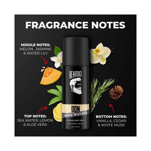 Beardo Don Most Wanted Perfume Body Spray (120ml) - Beardo