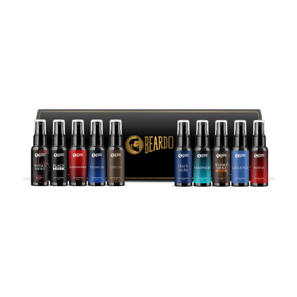 Beardo Eau De Parfum For Men Trial Kit (10 pcs) - Beardo