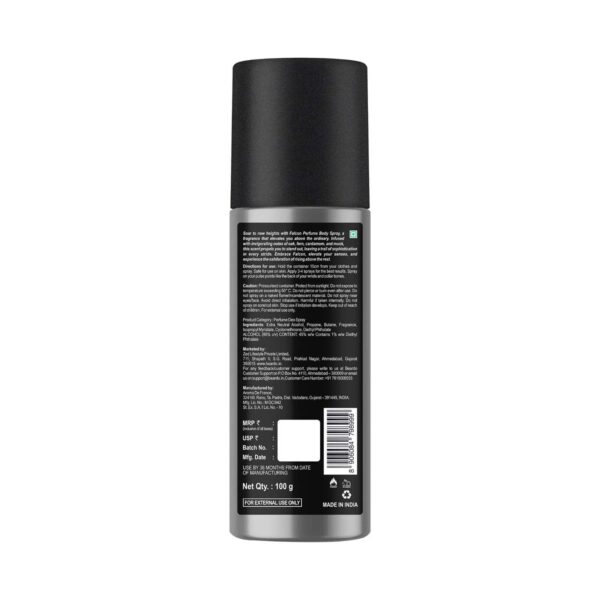 Beardo Falcon Perfume Deo Spray For Men (150 ml) - Beardo