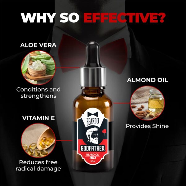 Beardo Godfather Beard Oil 30 ml Combo Pack of 2 - Beardo