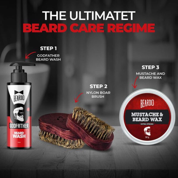 Beardo Godfather Beard Wash (100 ml) Combo Pack of 2 - Beardo