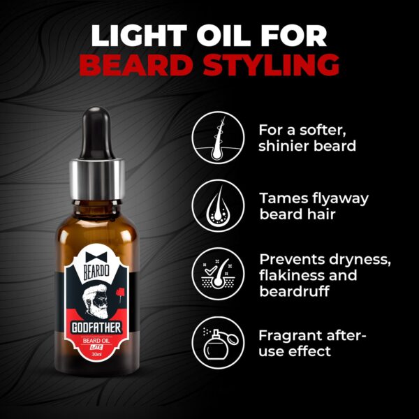 Beardo Godfather Lite Beard Oil (30ml) - Beardo