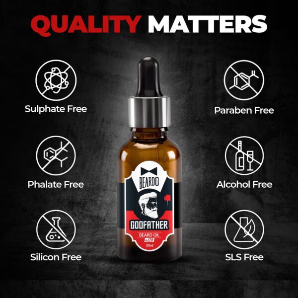 Beardo Godfather Lite Beard Oil (30ml) - Beardo