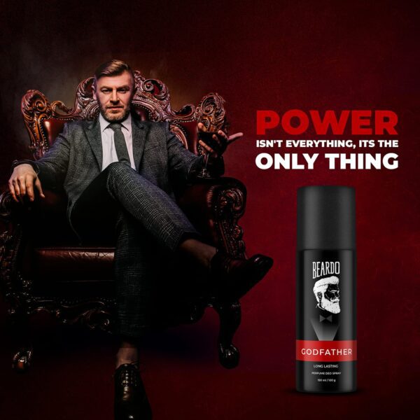 Beardo Godfather Long Lasting Perfume Deo Spray (150ml) - Beardo