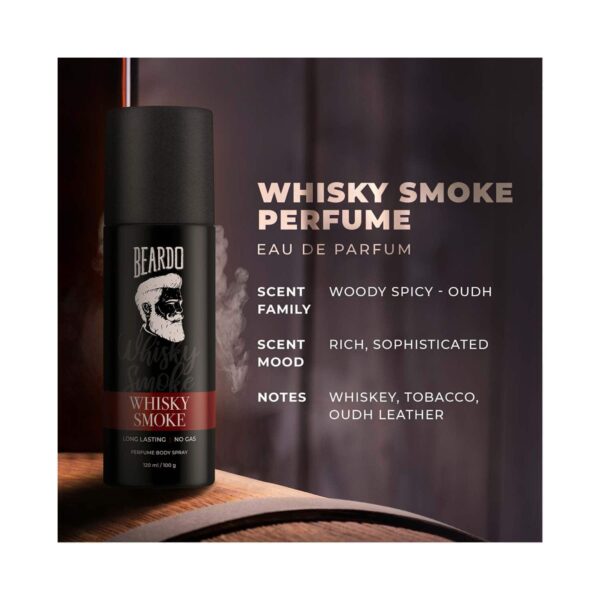 Beardo Godfather & Whisky Smoke Body Spray For Men Set (2 pcs) - Beardo