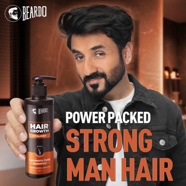 Beardo Hair Growth Vitalizer Shampoo (200ml) - Beardo