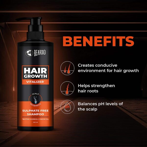 Beardo Hair Growth Vitalizer Shampoo (200ml) - Beardo