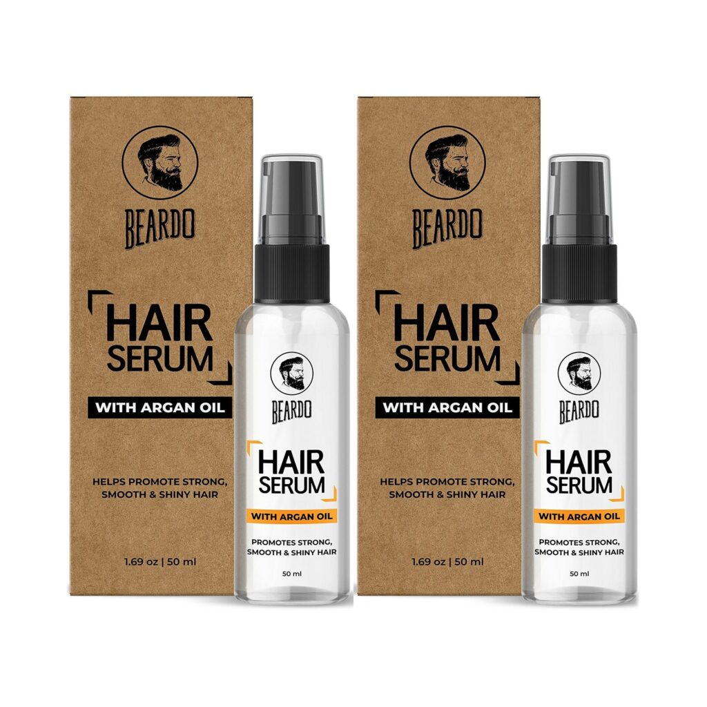 Beardo Hair Serum With Argan Oil (50 ml) Combo Pack of 2 - Beardo