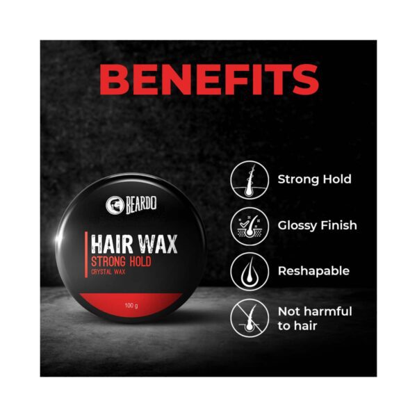 Beardo Hair Wax Strong Hold Crystal (100g) - Beardo