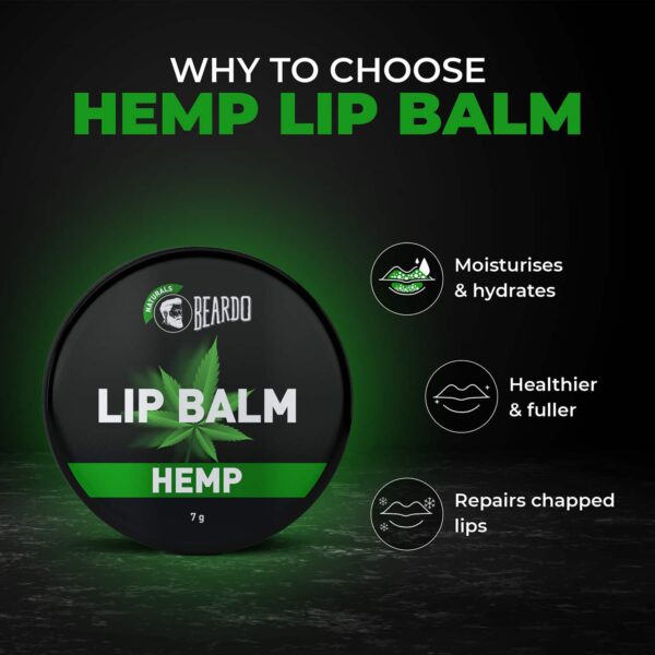 Beardo Hemp Lip Balm (7g) - Beardo