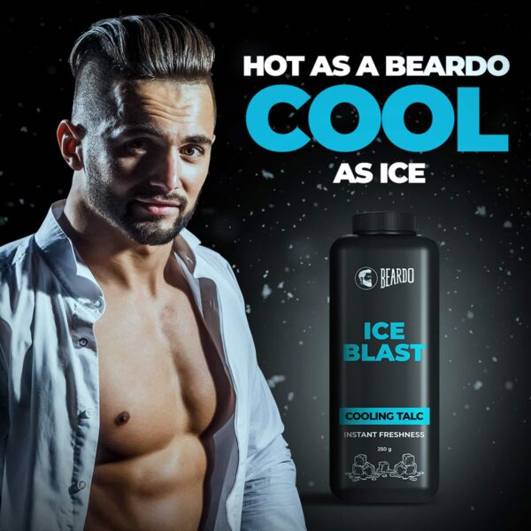 Beardo Ice Blast Cooling Talc Powder (250g) - Beardo