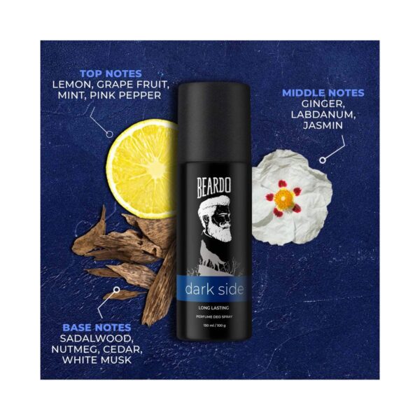 Beardo Iceman, Darkside & Spy Body Spray For Men Set (3 pcs) - Beardo