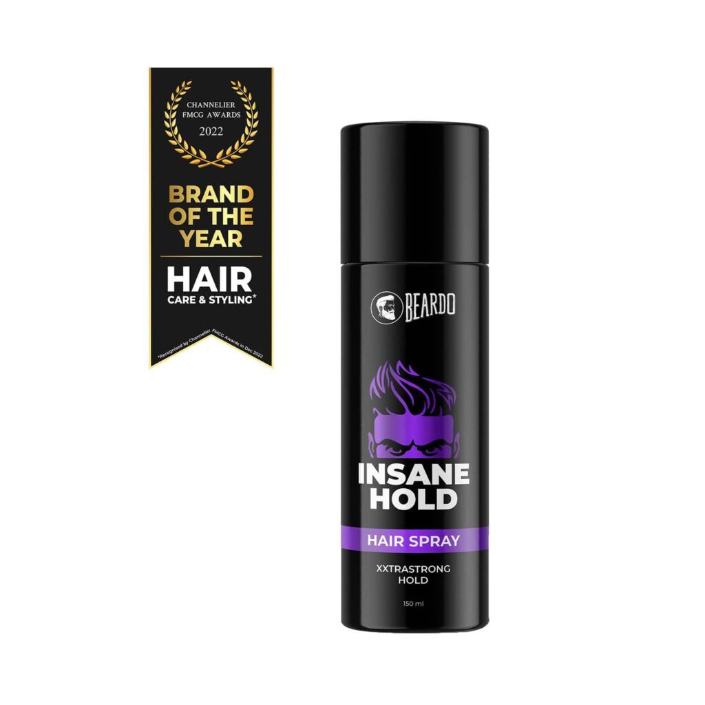 Beardo Insane Hold Hair Spray (150ml) - Beardo