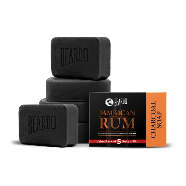Beardo Jamaican Rum Perfumed Soap Set - (5 Pcs) - Beardo
