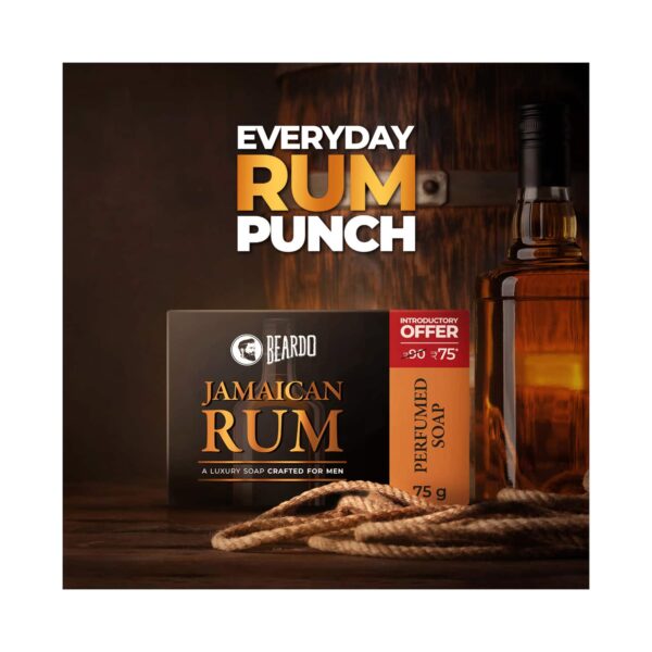 Beardo Jamaican Rum Soap (75g) - Beardo