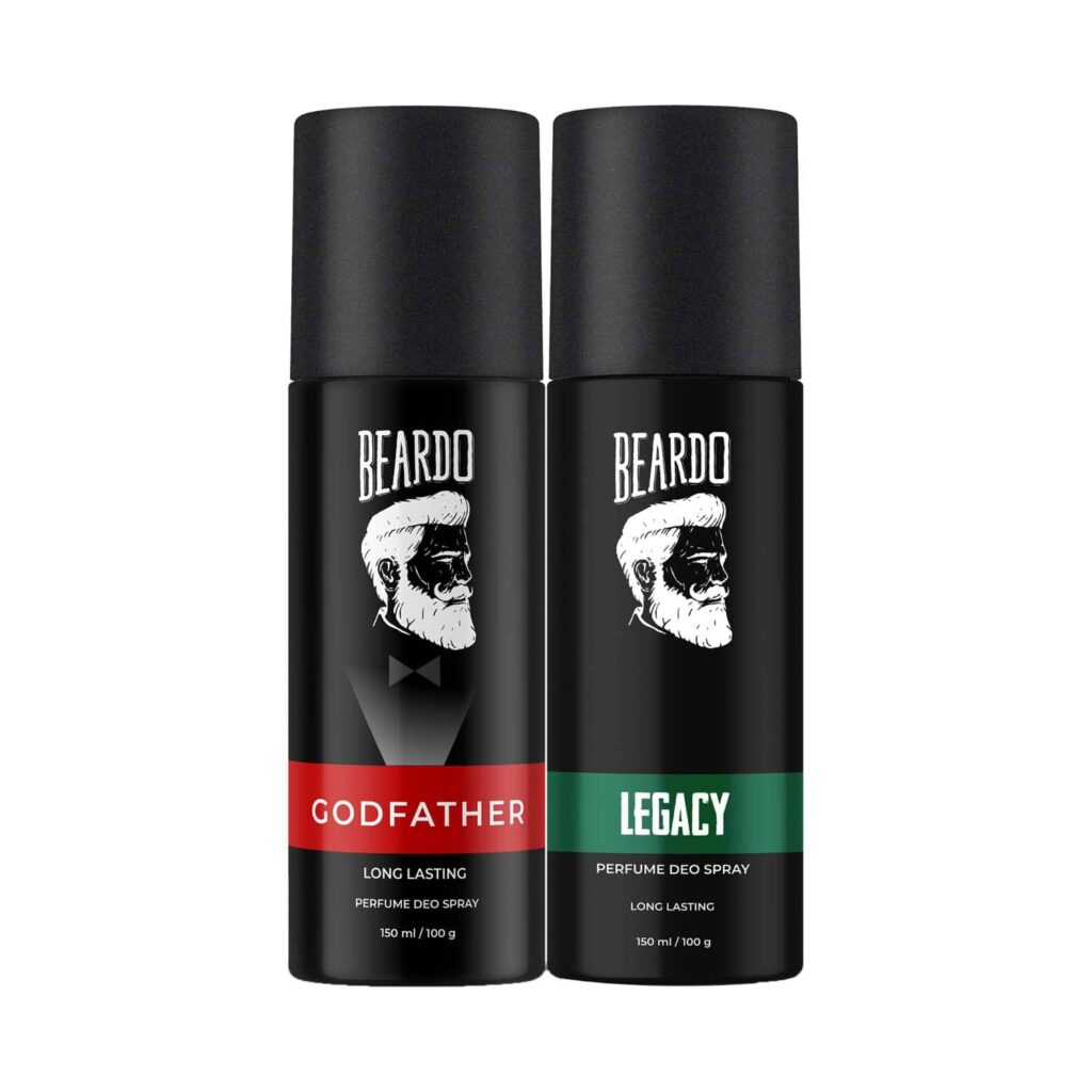 Beardo Legacy & Godfather Deo Spray For Men Set (2 pcs) - Beardo