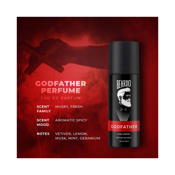 Beardo Legacy & Godfather Deo Spray For Men Set (2 pcs) - Beardo