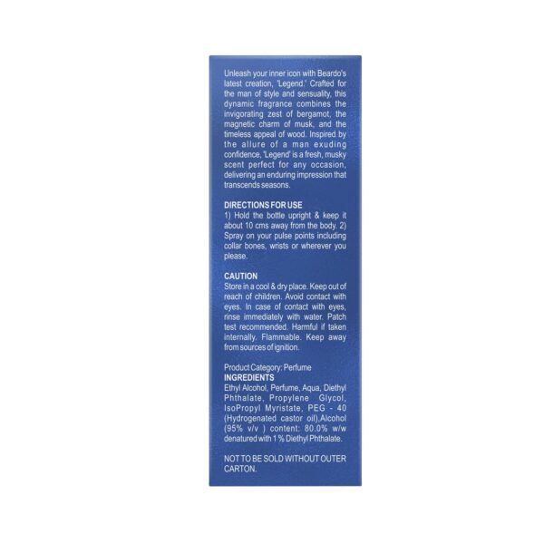 Beardo Legend Perfume Edp (50ml) - Beardo