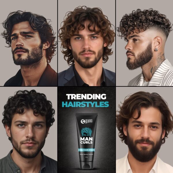 Beardo Man Curls Curly Hair Cream (100g) - Beardo