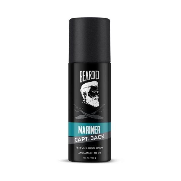 Beardo Mariner Captain Jack Perfume Body Spray (120ml) - Beardo