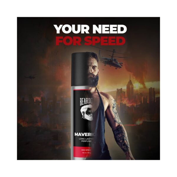 Beardo Maverick Perfume Deodorant Spray (150ml) - Beardo