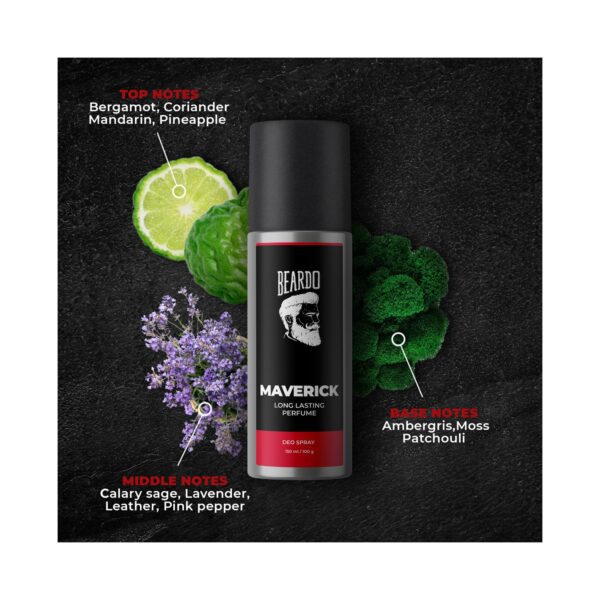 Beardo Maverick Perfume Deodorant Spray (150ml) - Beardo