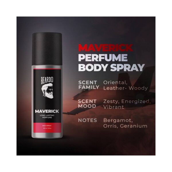 Beardo Maverick Perfume Deodorant Spray (150ml) - Beardo