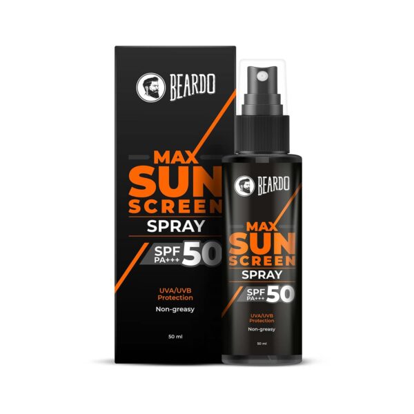 Beardo Max Sunscreen Lotion Spray SPF50 (50ml) - Beardo