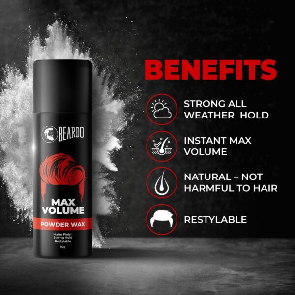 Beardo Max Volume Powder Wax (10g) - Beardo
