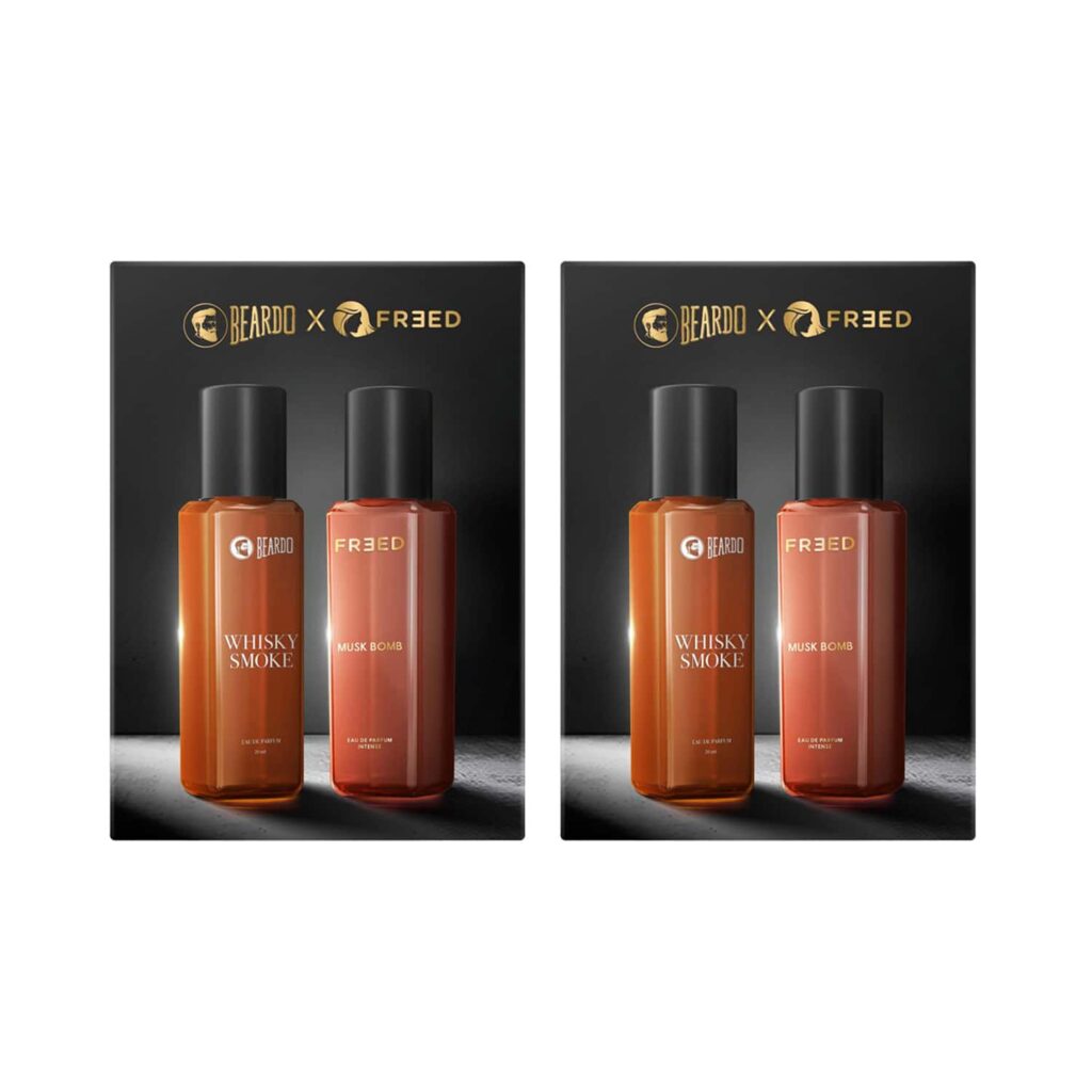 Beardo Men Whisky Smoke And Freed Musk Bomb Fragrance Combo - Beardo