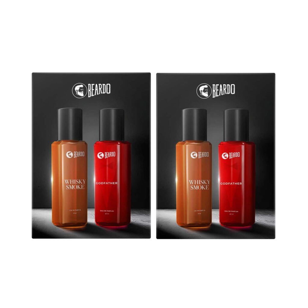 Beardo Men Whisky Smoke And Godfather (20 ml) Combo - Beardo