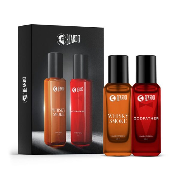 Beardo Men Whisky Smoke and Tsunami & Whisky Smoke and Godfather EDP Combo - Beardo