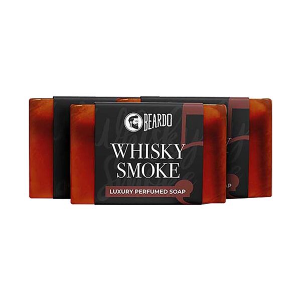 Beardo Men Whisky Smoke Perfumed Luxury Soap Set (3Pcs) - Beardo