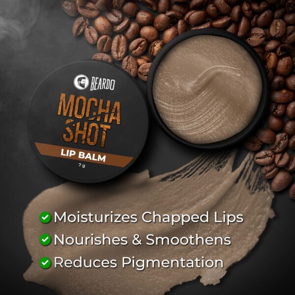 Beardo Mocha Shot Lip Balm (7g) - Beardo