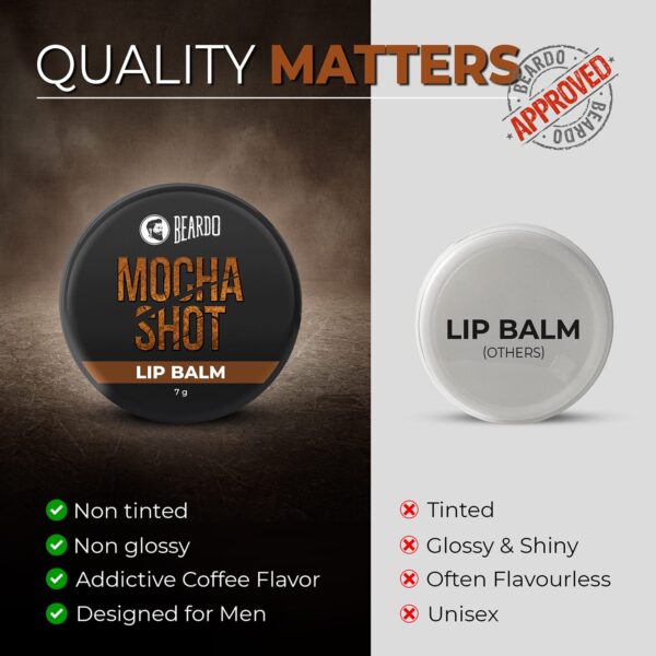 Beardo Mocha Shot Lip Balm (7g) - Beardo
