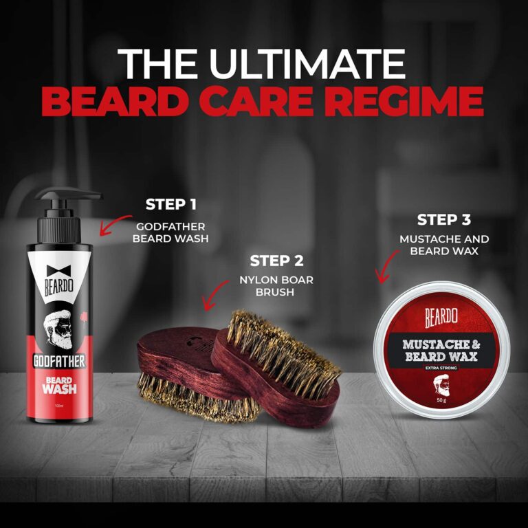 Beardo Mustache & Beard Wax Extra Strong (50g) - Beardo