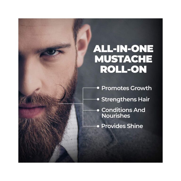 Beardo Mustache Growth Roll-On (8ml) - Beardo
