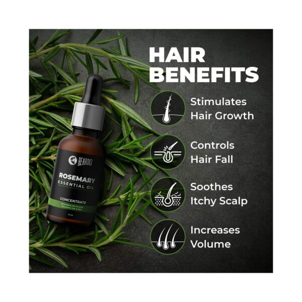 Beardo Rosemary Essential Oil (15ml) - Beardo