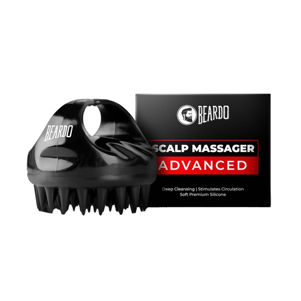 Beardo Scalp Massager Advanced with Soft Silicone Bristles - Beardo