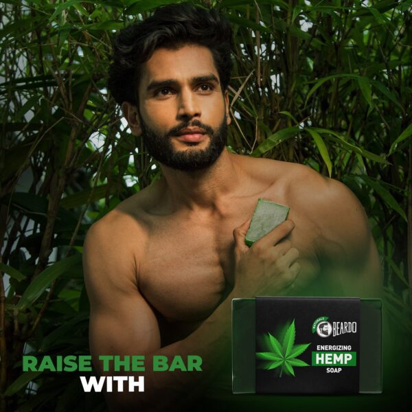 Beardo Skin Tightening Hemp Bath Soap (125g) - Beardo