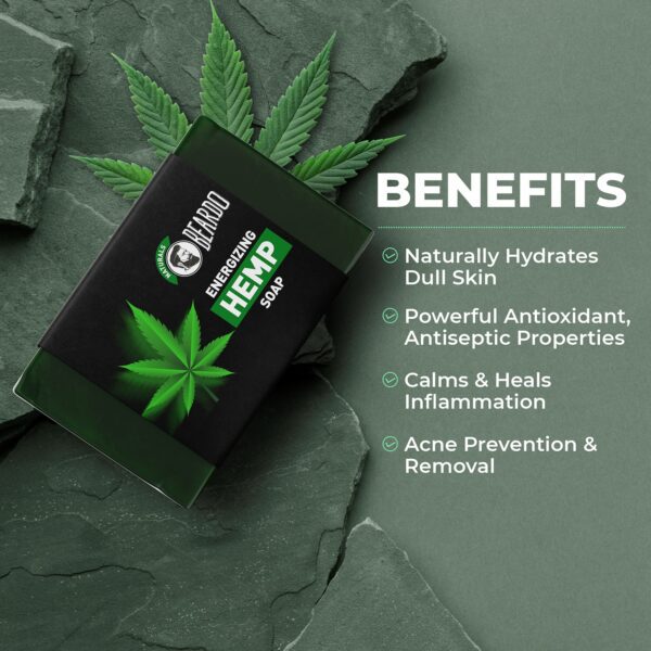 Beardo Skin Tightening Hemp Bath Soap (125g) - Beardo