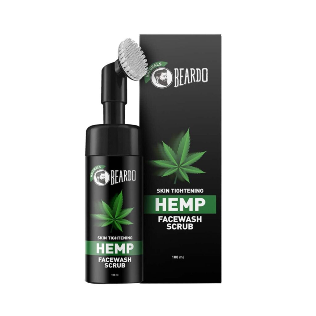 Beardo Skin Tightening Hemp Facewash Scrub (100ml) - Beardo