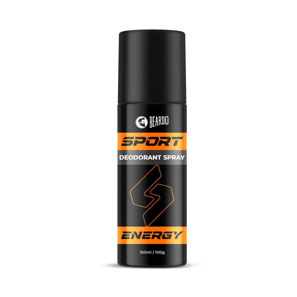 Beardo Sport Energy Deodorant Spray (150 ml) - Beardo